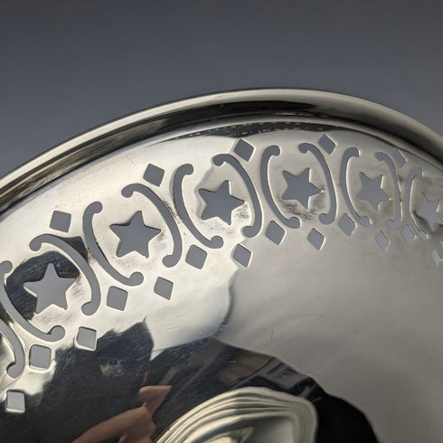 1909 年英國古董純銀(925 銀)Compote Tazza 直徑 15 厘米 191 克 West & Son